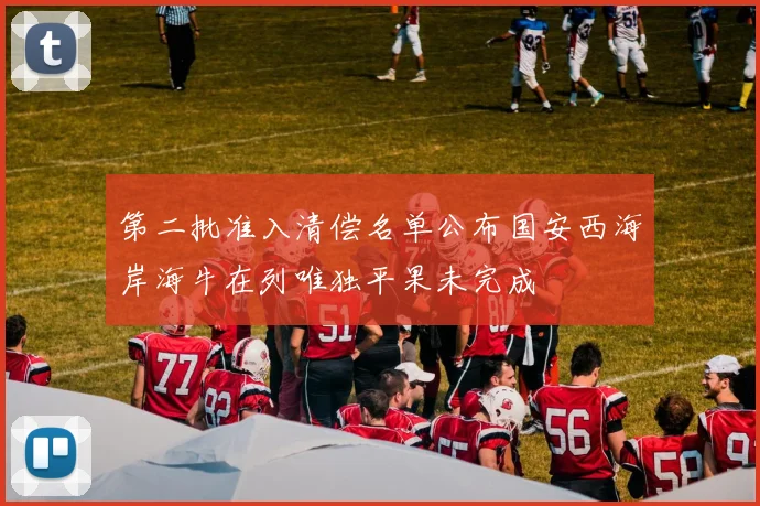 第二批准入清偿名单公布国安西海岸海牛在列唯独平果未完成