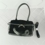 Кожаная женская сумка №204 черная