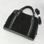 Кожаная женская сумка №222 черный