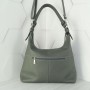 Кожаная женская сумка №235 серый