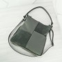 Кожаная женская сумка №234 серый