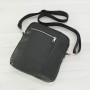 Кожаная мужская сумка №1000-1 черная
